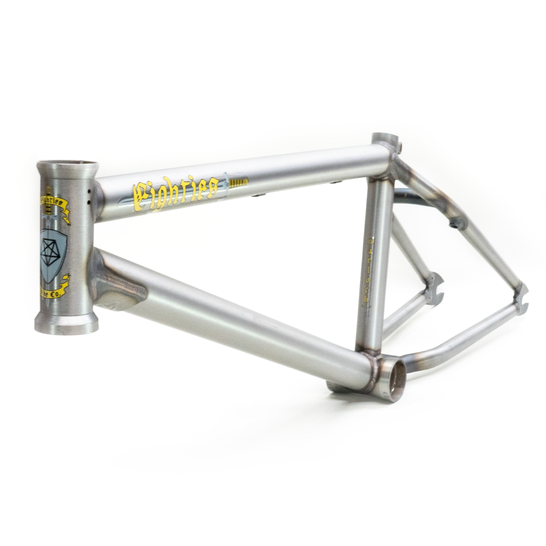 EIGHTIES BIKE CO WARLOCK V2 FRAME MATTE CLEAR RAW San Pen BMX and more