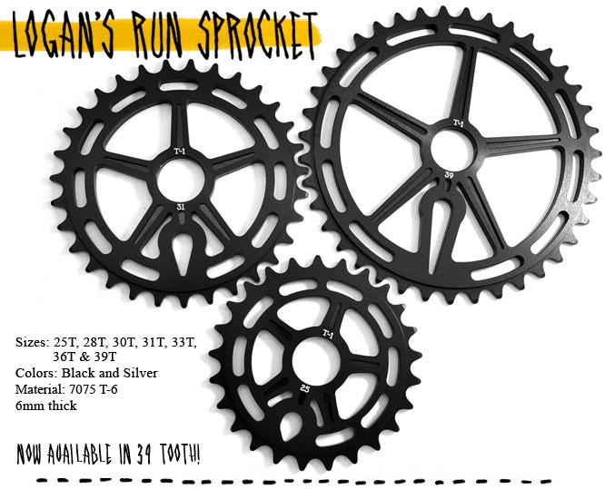TERRIBLE ONE LOGAN S RUN SPROCKET San Pen BMX and more