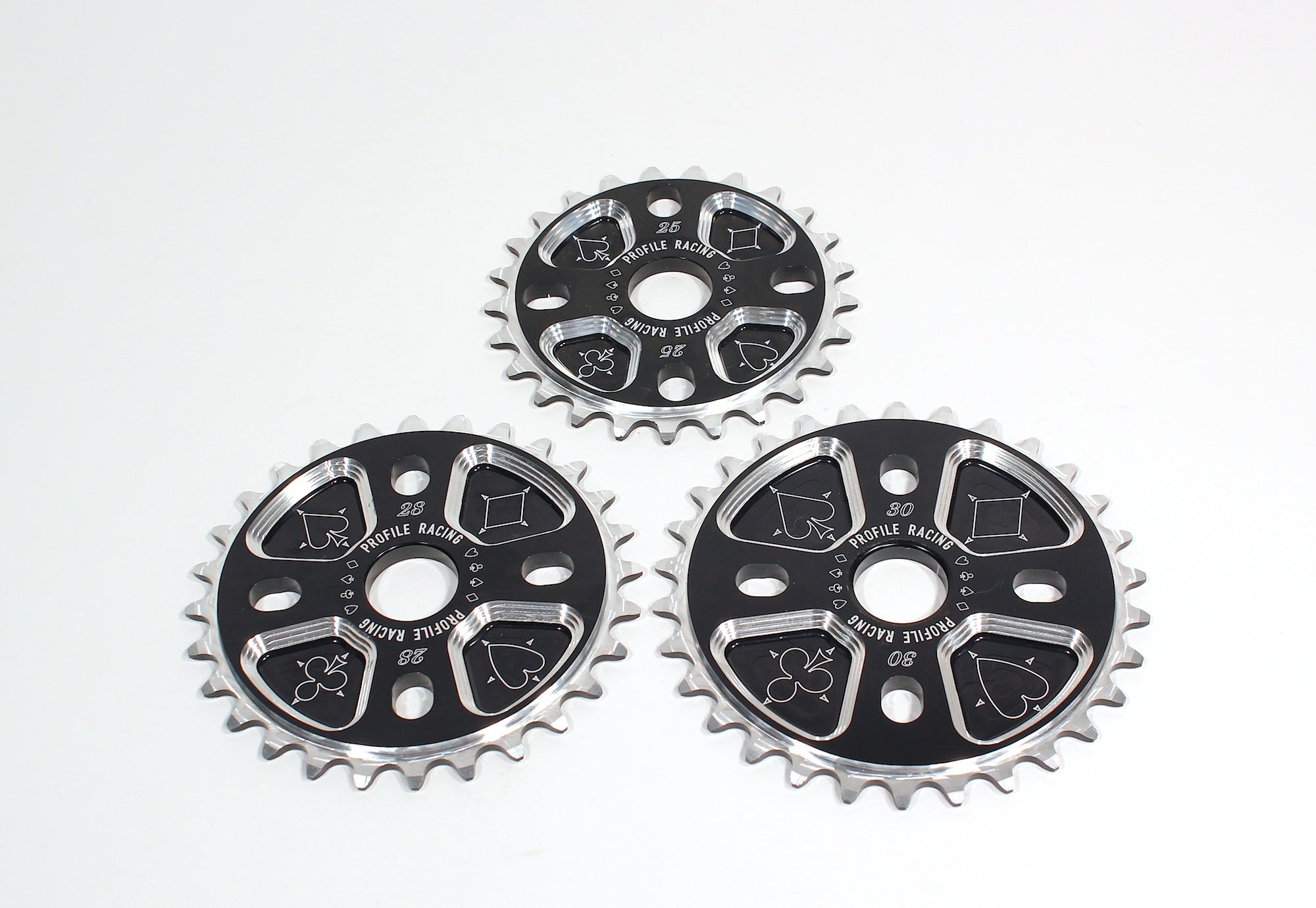 パーツ profile racing blackjack sprocket 30t Profile Racing Blackjack Sprocket (Black) (30T) - Dan's Comp