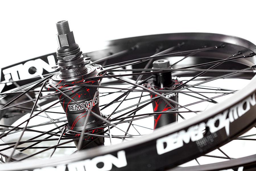 Demolition BMX Whistler Pro 20-inch Front BMX Wheel in Black Demolition BMX Whistler Pro 20-inch Front BMX Wheel in Black